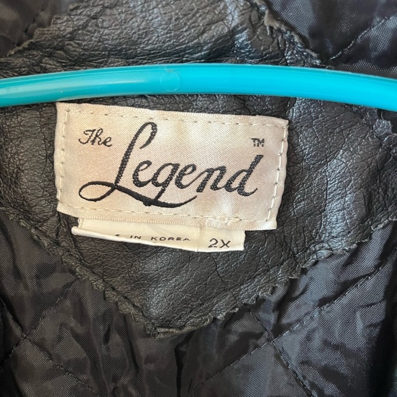 The Legend Vintage Leather Ladies Jacket 2x - Picture 3 of 5